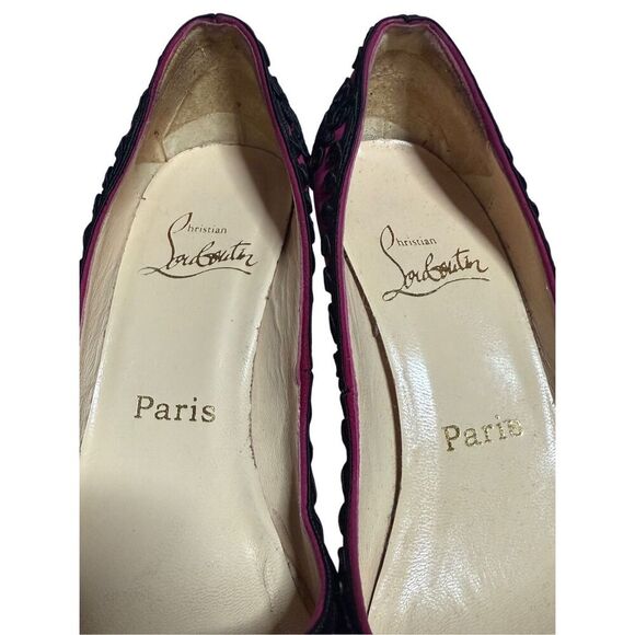 Christian Louboutin Very Brode 120 Suede Heels Sz EU 36 / US 6 Magenta (Fuchsia) - Picture 16 of 16